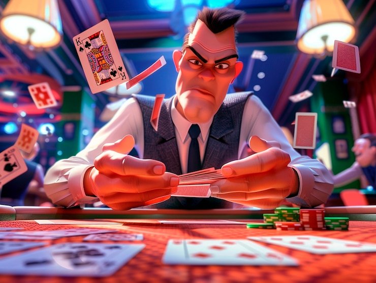 Meja Texas Poker live dealer di studio asia 4d dengan dealer profesional dan kartu fisik